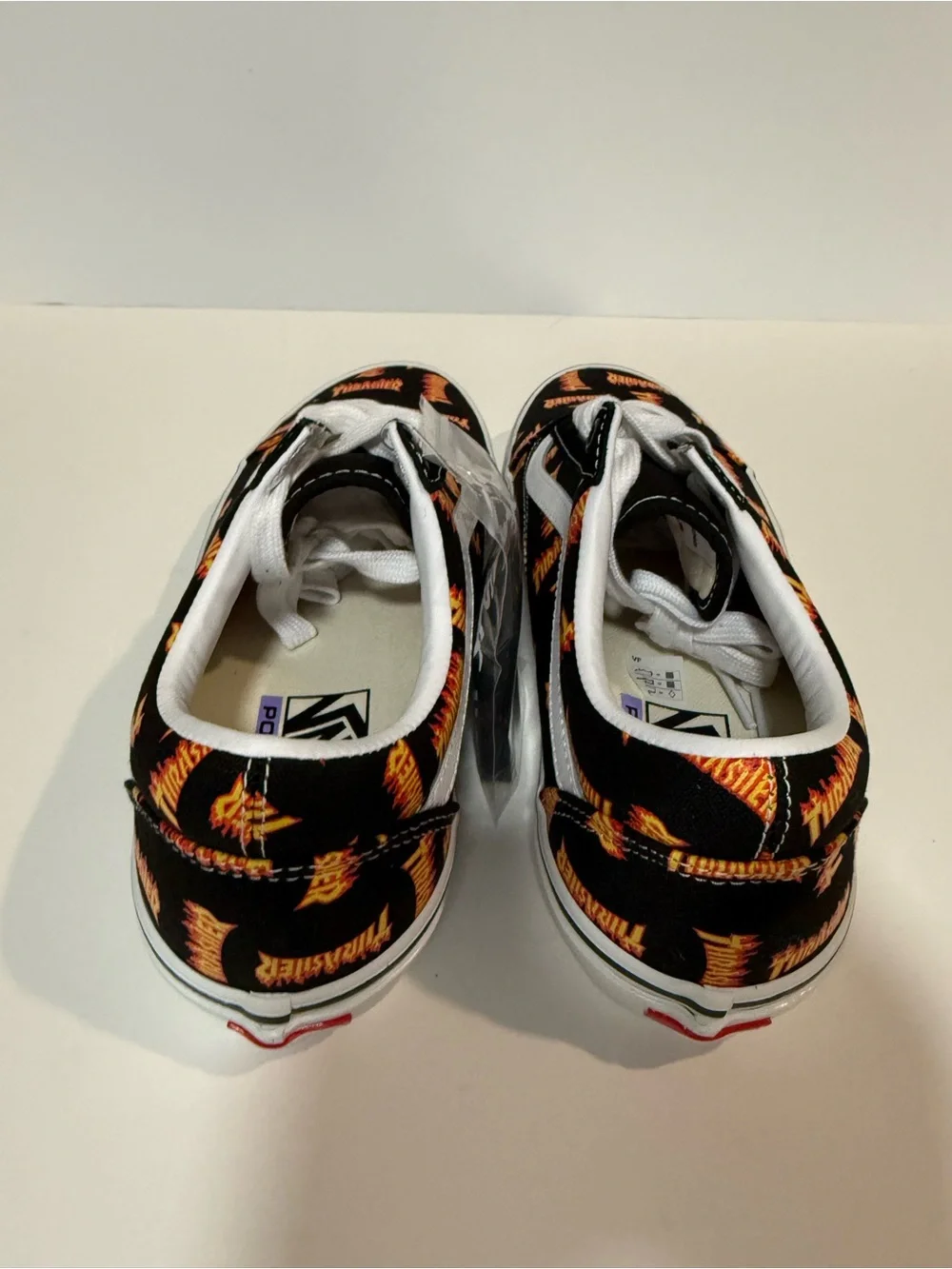 Vans Black & Orange Thrasher Flame Old Skool Sneakers - Men